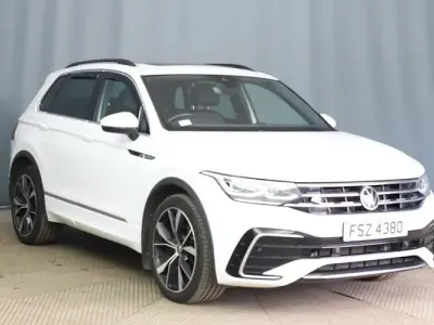 Used VW Tiguan R-line 150 HP (110 kW) 2022 White SUV