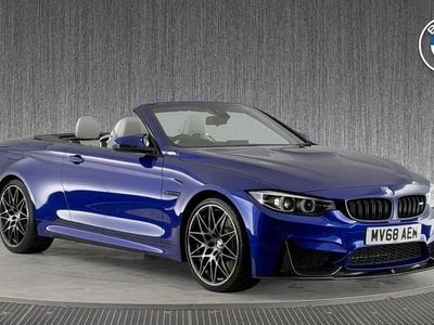 Used BMW M4 Competition Edition 444 HP (326 kW) 2018 Blue Cabriolet