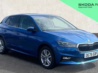 Used Skoda Fabia SE L 113 HP (83 kW) 2025 Blue Hatchback