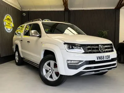 Second-hand VW Amarok Highline 2018 Alb Pickup