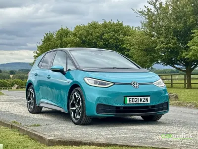 Used VW ID.3 Pro Performance 150 kW (204 HP) 2021 Turquoise Hatchback