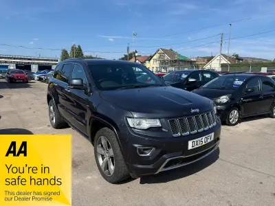 Used Jeep Grand Cherokee Overland 247 HP (181 kW) 2015 Grey SUV