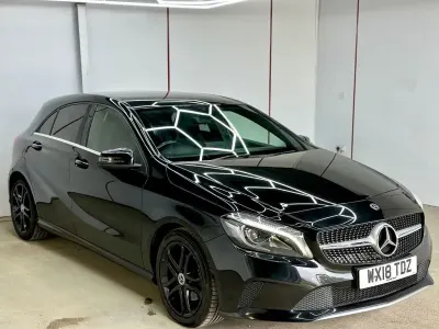 Second-hand Mercedes A200 Sport Edition 136 CP (100 kW) 2018 Negru Hatchback