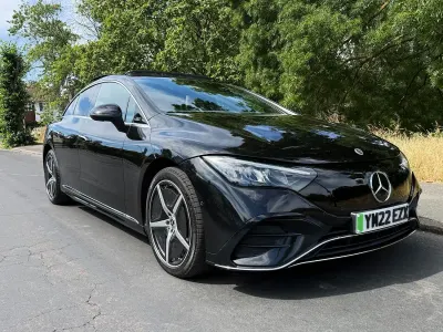 Used Mercedes EQE350 AMG Line Premium 214 kW (292 HP) 2022 Black Sedan