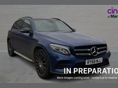 Used Mercedes GLC250 AMG Line Premium 200 HP (147 kW) 2019 Blue SUV