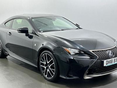 Black Used 2018 Lexus RC300h Sport Line Coupe | £17,918 (Expensive)