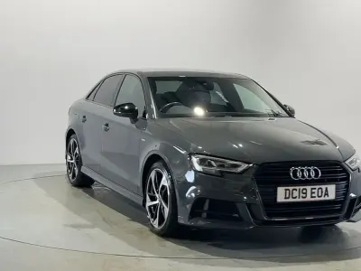 Używany Audi A3 Black Edition 150 KM (110 kW) 2019 Szary Sedan/Limuzyna