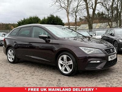 Used Seat Leon ST FR 150 HP (110 kW) 2018 Purple Estate