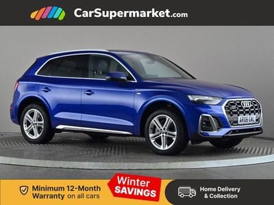 Blue Used 2021 Audi Q5 S-Line SUV | £25,197 (Fair price)