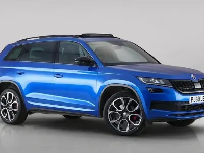Used Skoda Kodiaq vRS 239 HP (175 kW) 2019 Blue SUV