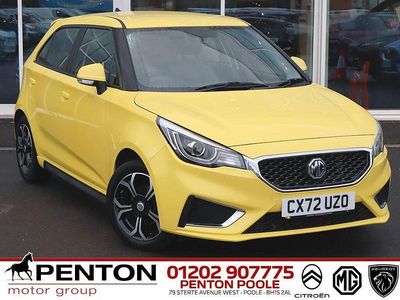 Used MG MG3 Exclusive 106 HP (77 kW) 2022 Yellow Hatchback