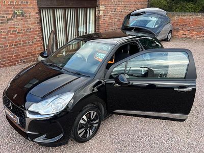 Used DS Automobiles DS3 Chic 2017 Black Hatchback