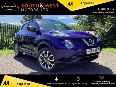 Used Nissan Juke Tekna 117 HP (86 kW) 2019 Blue SUV