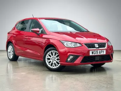 Used Seat Ibiza SE Technology 95 HP (69 kW) 2019 Red Hatchback