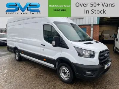 Used Ford Transit 170 HP (125 kW) 2023 White Van