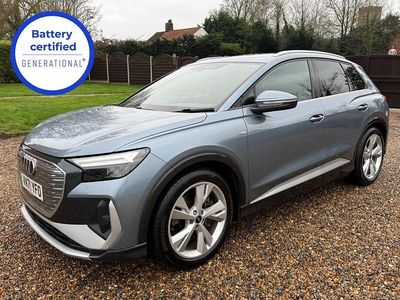 Used Audi Q4 e-tron Comfort 150 kW (204 HP) 2022 Blue SUV