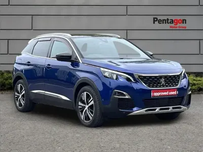 Used Peugeot 3008 GT-line 120 HP (88 kW) 2018 Blue SUV