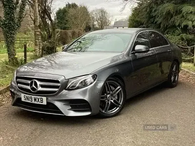 Used Mercedes E220 AMG line 194 HP (142 kW) 2019 Grey Sedan