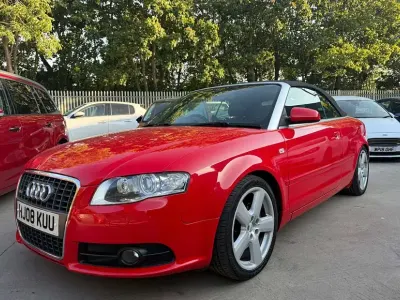 Used Audi A4 Cabriolet S-Line 2008 Red Cabriolet