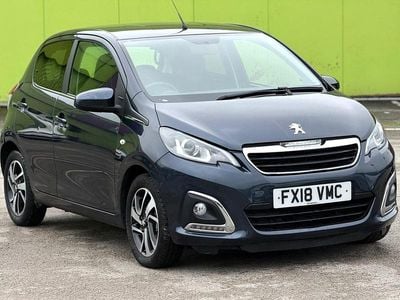 Used Peugeot 108 Allure 2018 Blue Hatchback