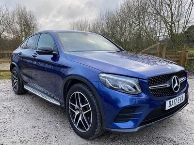 Blue Used 2017 Mercedes GLC250 AMG Line Premium Coupe | £16,990 (Good price)