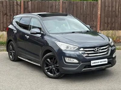 Used Hyundai Santa Fe Premium SE 197 HP (144 kW) 2014 Blue SUV