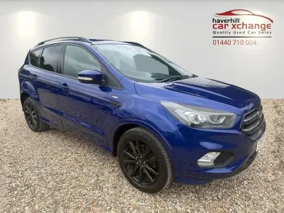 Used Ford Kuga ST-Line 120 HP (88 kW) 2017 Blue SUV