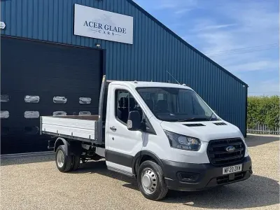 Used Ford Transit 130 HP (95 kW) 2020 White Cabriolet