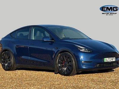 Used Tesla Model Y Performance 392 kW (534 HP) 2022 Blue SUV