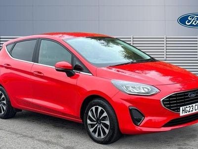 Red Used 2023 Ford Fiesta Titanium Hatchback | £13,533 (Good price)