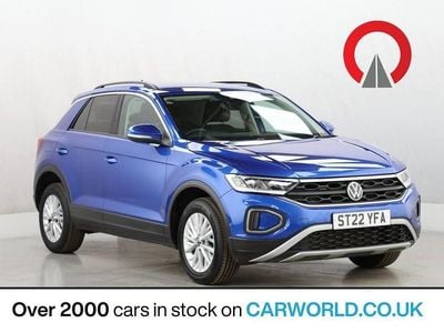 Used VW T-Roc Life 150 HP (110 kW) 2022 Blue SUV