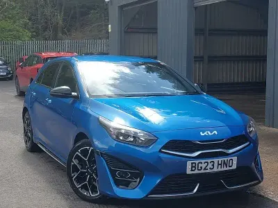 Begagnad Kia Ceed GT-Line 158 HK (116 kW) 2023 Blå Halvkombi