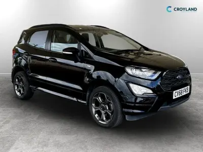 Used Ford Ecosport ST-Line 125 HP (91 kW) 2018 Black SUV