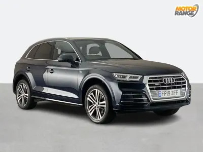 Used Audi Q5 S-Line 190 HP (139 kW) 2019 Blue SUV