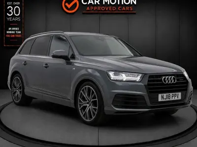 Used Audi Q7 Black Edition 272 HP (200 kW) 2018 Grey SUV