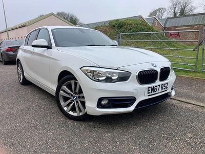 Used BMW 118 Sport Line 150 HP (110 kW) 2017 White Hatchback