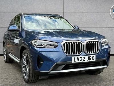 Blue Used 2022 BMW X3 xLine SUV | £30,840 (Good price)