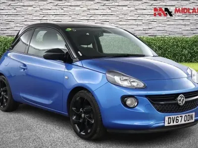 Used Vauxhall Adam S 70 HP (51 kW) 2017 Blue Hatchback