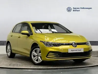 Used VW Golf VII Life 2021 Yellow Hatchback