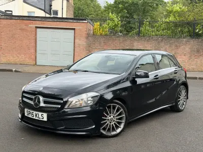 Used Mercedes A220 AMG 170 HP (125 kW) 2015 Black Hatchback