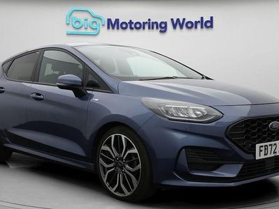 Used Ford Fiesta ST-Line X 125 HP (91 kW) 2023 Blue Hatchback