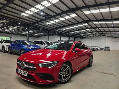 Used Mercedes CLA220 AMG line 2019 Red Coupe