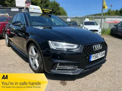 Used Audi A4 S-Line 150 HP (110 kW) 2017 Black Sedan