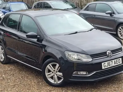 Käytetty VW Polo Edition 2017 Musta Viistoperä