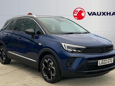 Used Vauxhall Crossland Ultimate 110 HP (80 kW) 2022 Blue SUV