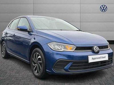 Used VW Polo Life 95 HP (69 kW) 2023 Blue Hatchback