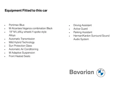 Used BMW 120 M Sport 168 HP (123 kW) 2025 Blue Hatchback