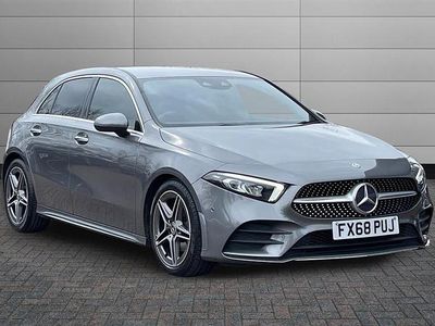 Used Mercedes A200 AMG Line Premium 163 HP (119 kW) 2018 Grey Hatchback