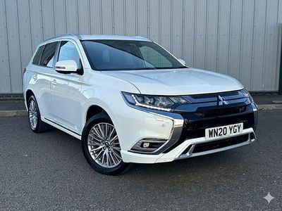 White Used 2020 Mitsubishi Outlander P-HEV Estate | £16,995 (A bit pricey)