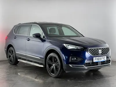 Usado Seat Tarraco 4Drive 190 CV (139 kW) 2019 Azul SUV